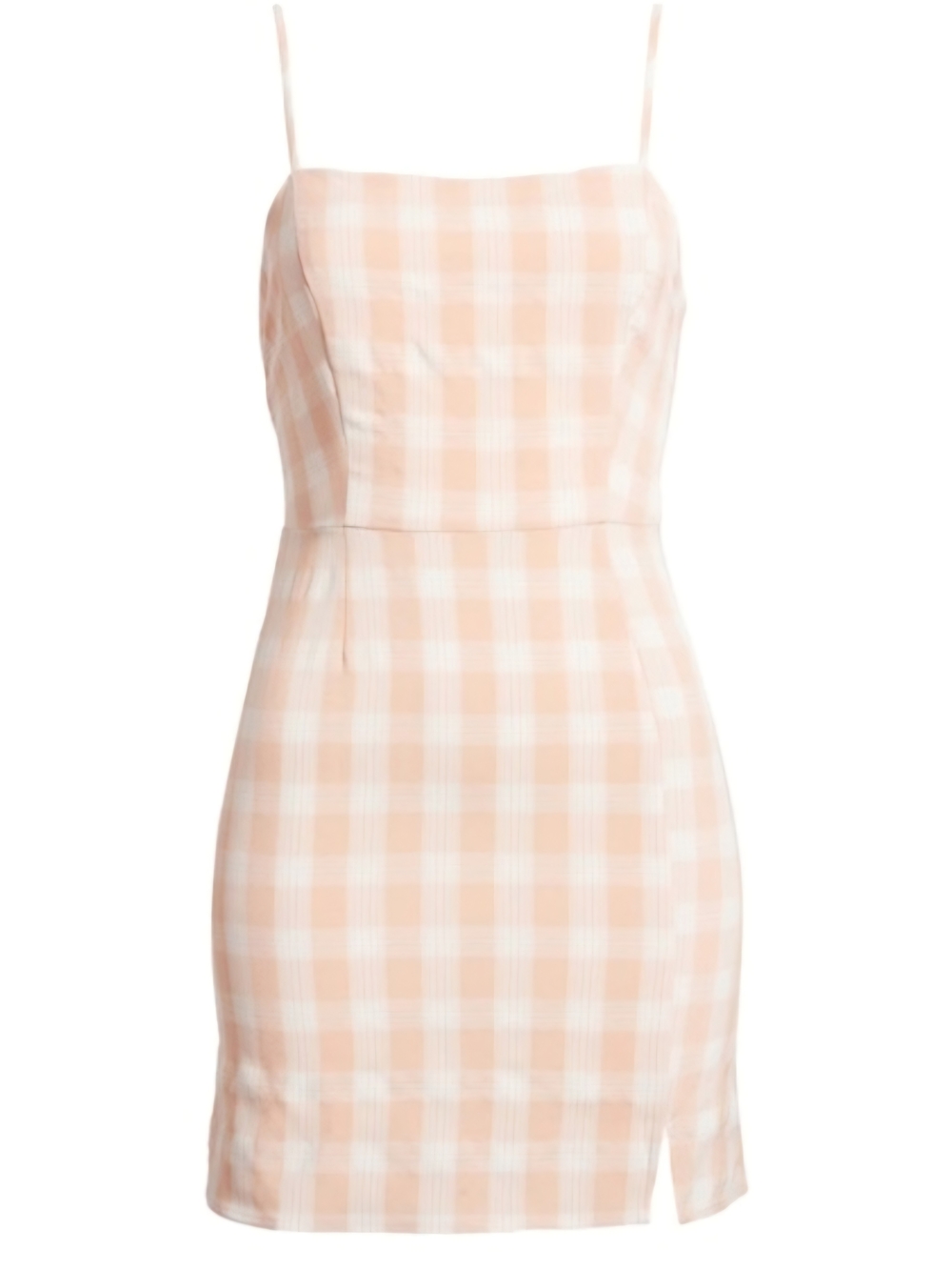 Pink & White Lightweight Summer Mini Dress XS